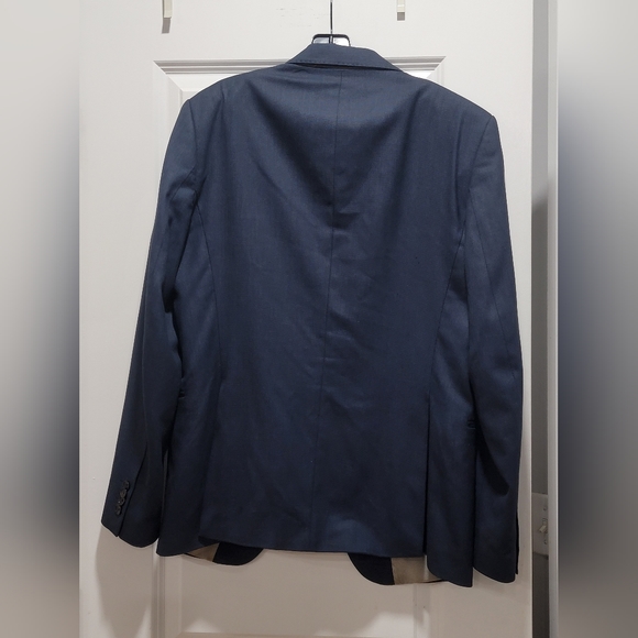 Zara Men Jacket US Size 40 Navy - Picture 2 of 5